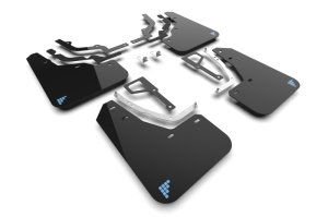 Hyundai Ioniq 5 Mud Flap - Rally Armor - UR Blk Flap/Blue Logo - Black - `25-`27 Hyundai Ioniq 5 Mud Flap - Rally Armor - UR Blk Flap/Blue Logo - Black - `25-`27